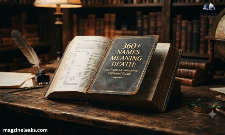 360+ Names Meaning Death Last Names & Surnames Explained Guide
