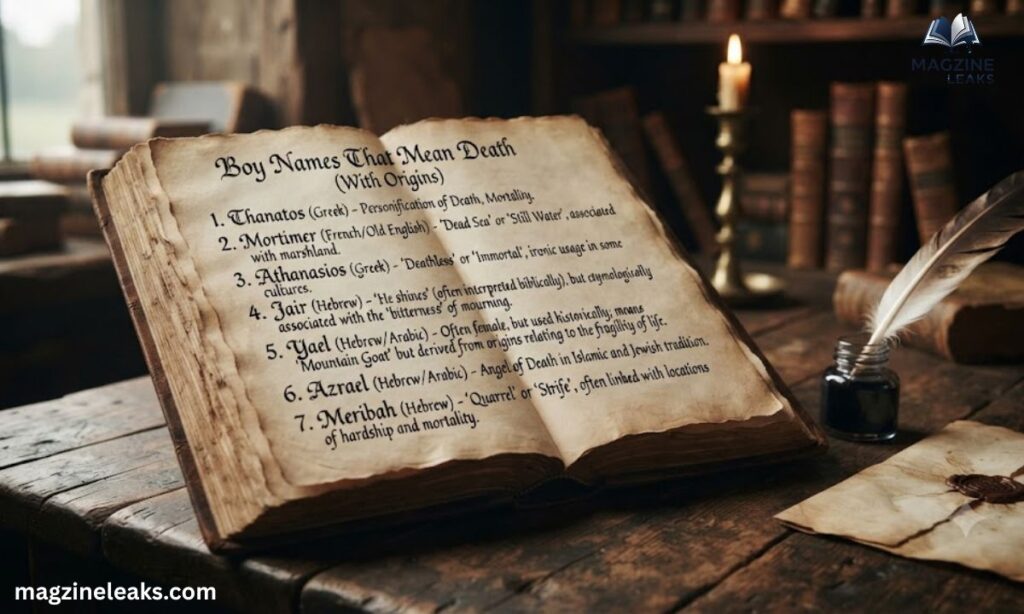 Boy Names That Mean Death (With Origins)