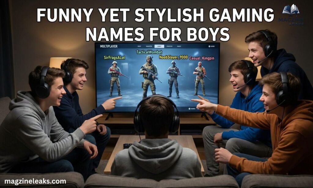 Funny Yet Stylish Gaming Names for Boys