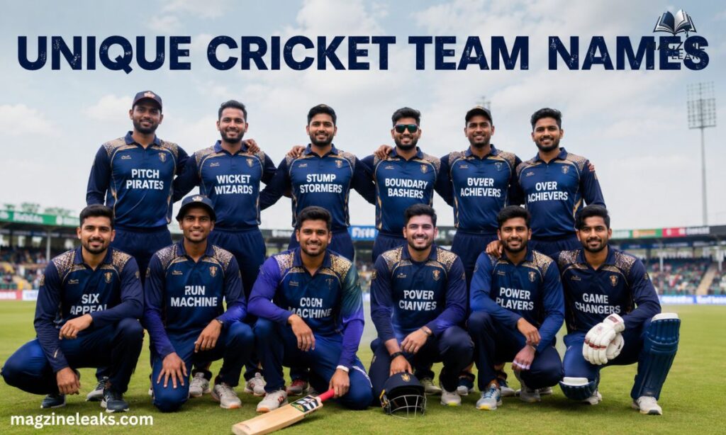 Unique Cricket Team Names