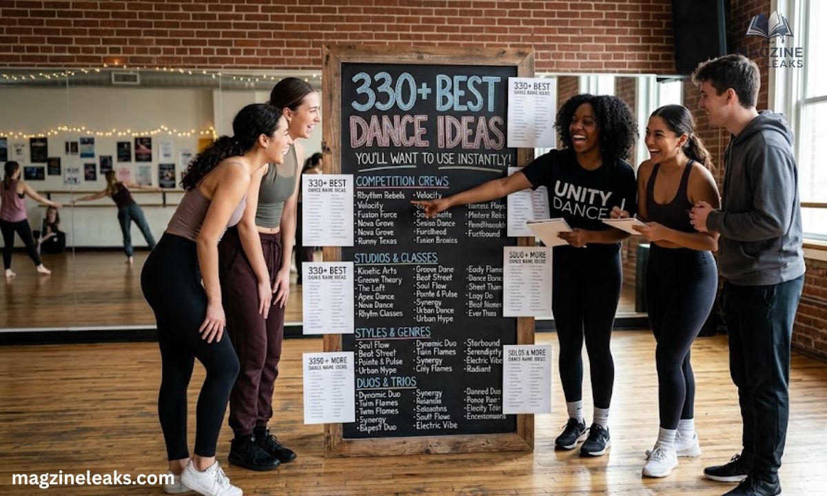 330+ Best Dance Name Ideas Youll Want to Use Instantly