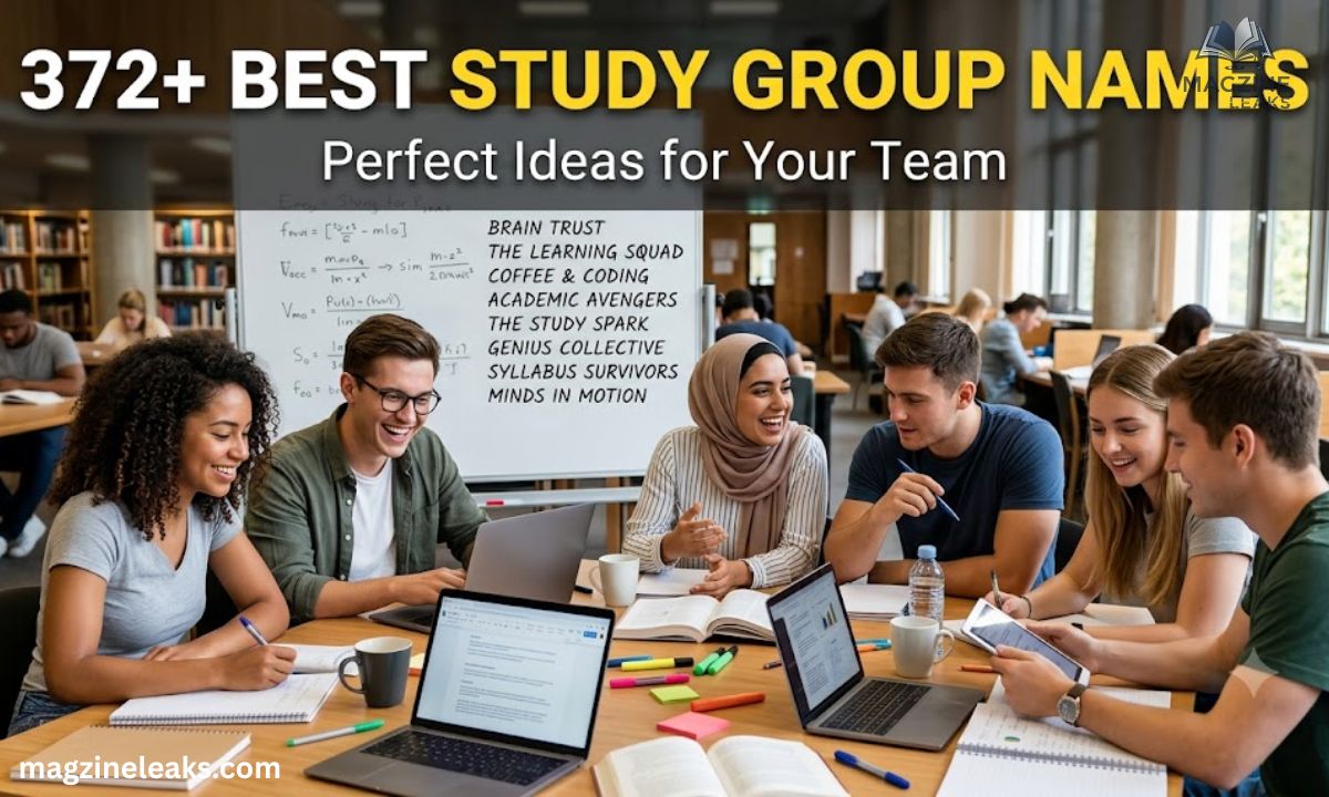 372+ Best Study Group Names Perfect Ideas