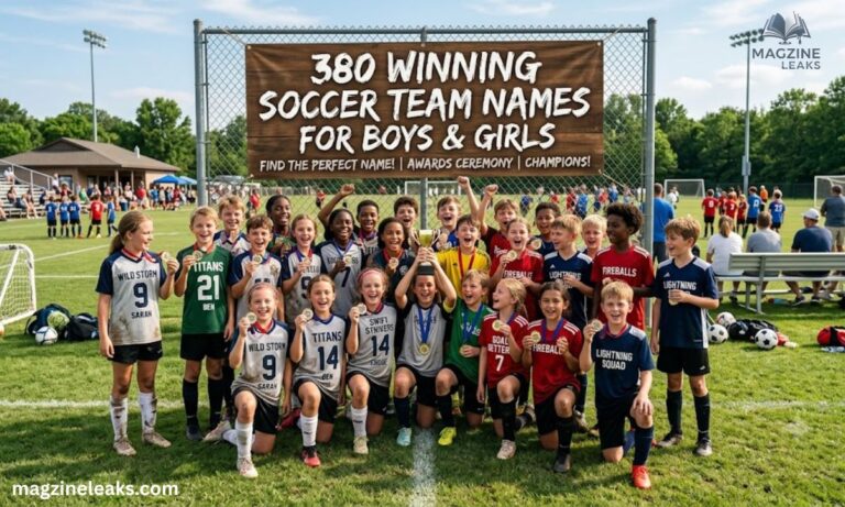 380 Winning Soccer Team Names for Boys & Girls
