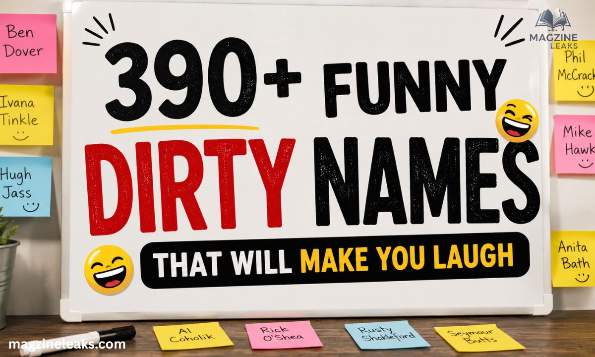 390+ Funny Dirty Names That Will Make You Laugh