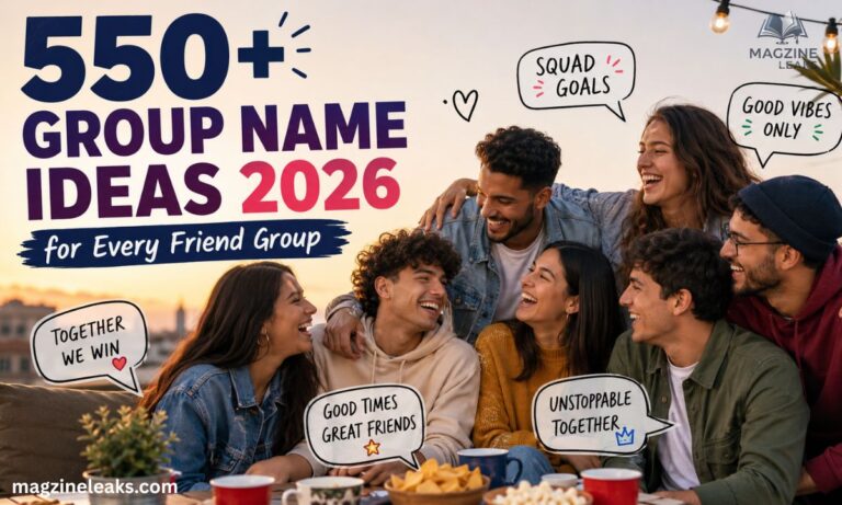 550+ Group Name Ideas 2026 for Every Friend Group