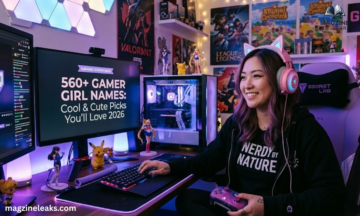 560+ Gamer Girl Names Cool & Cute Picks You’ll Love 2026