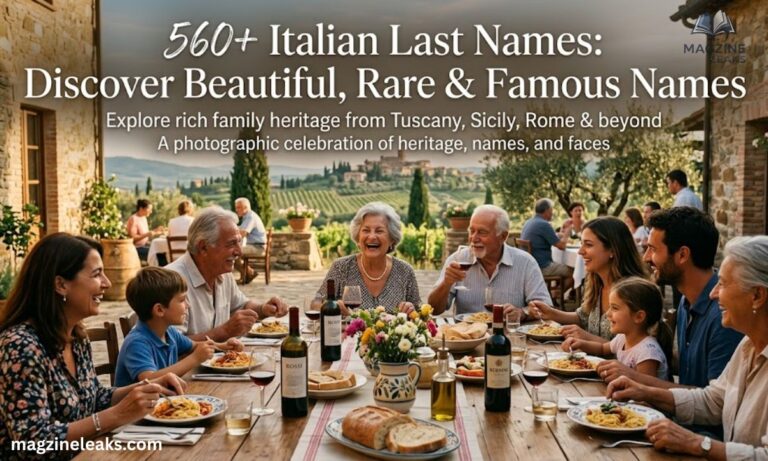 560+ Italian Last Names Discover Beautiful, Rare & Famous Names (1)