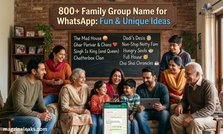 800+ Family Group Name for WhatsApp Fun & Unique Ideas
