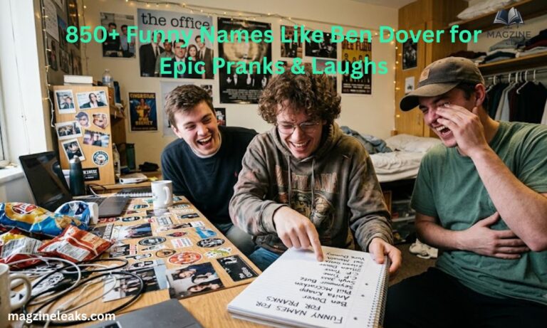850+ Funny Names Like Ben Dover for Epic Pranks & Laughs
