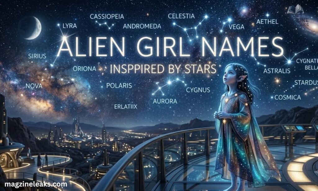 Alien Girl Names Inspired by Stars