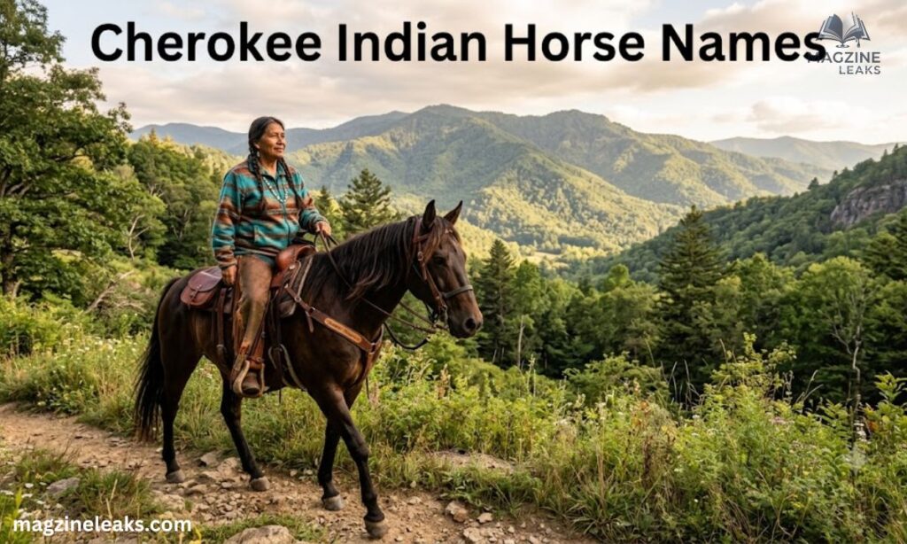 Cherokee Indian Horse Names