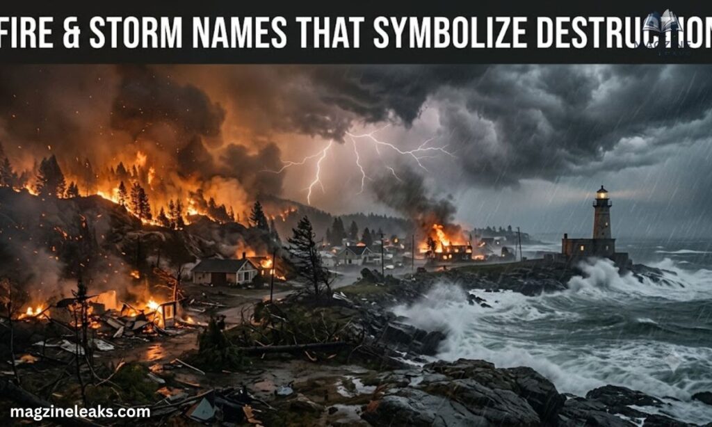 Fire & Storm Names That Symbolize Destruction