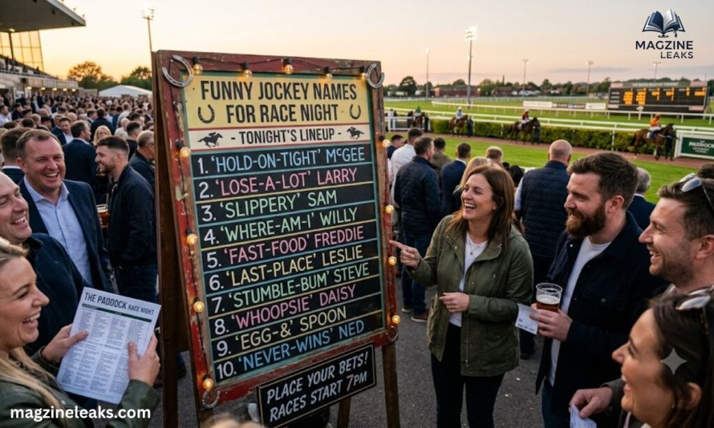 Funny Jockey Names For Race Night